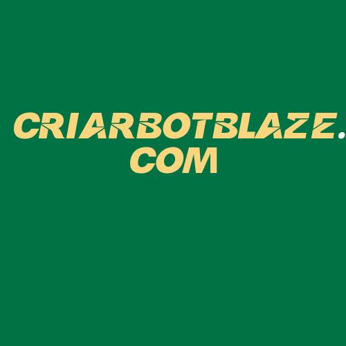 Logo da CRIARBOTBLAZE